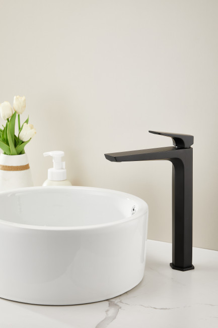 Смеситель для раковины HAIBA черный (HB11726-7)