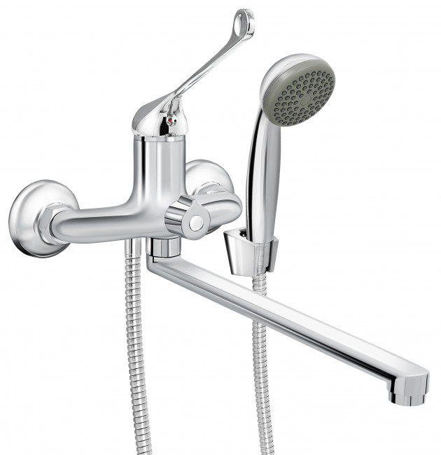 Смеситель для ванны универсальный локтевой Славен "Хирург" (СЛ-ОД-Х34)