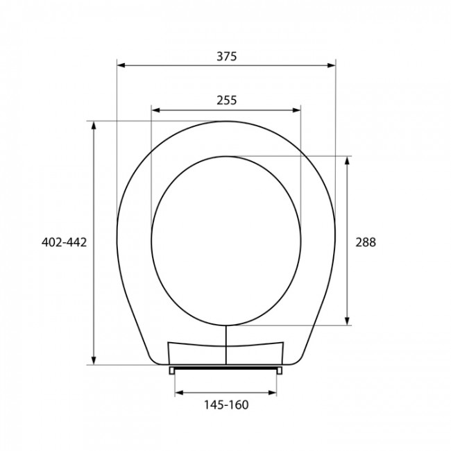 Сиденье для унитаза Milardo PP Seat Cover полипропилен (010PP00M31)