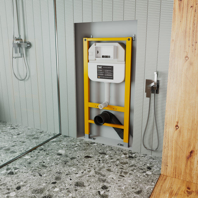 Инсталляция рамная скрытого монтажа D&K 500*117*1270мм (DI8050127) Инсталляция рамная скрытого монтажа D&K 500*117*1270мм (DI8050127)