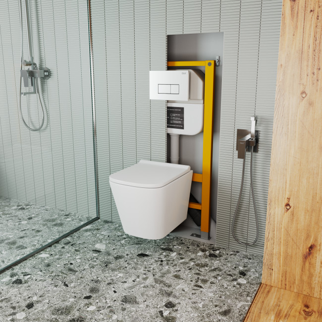 Инсталляция рамная скрытого монтажа D&K 500*117*1270мм (DI8050127) Инсталляция рамная скрытого монтажа D&K 500*117*1270мм (DI8050127)