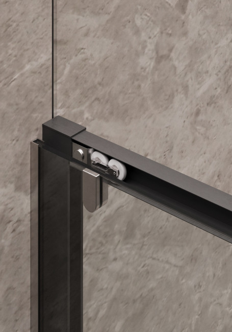 Душевая дверь Timo TD-120/03C-6, раздвижная 1950*1200, стекло прозрачное 6 мм (T01)