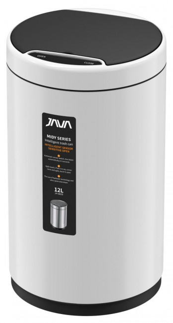 Сенсорное ведро 12 л JAVA (S-882-12W) Сенсорное ведро 12 л JAVA (S-882-12W)