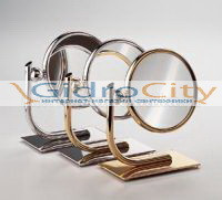 Зеркало настольное круглое на прям.подставке хром Windisch 99136CR 5X Зеркало настольное круглое на прям.подставке хром Windisch 99136CR 5X