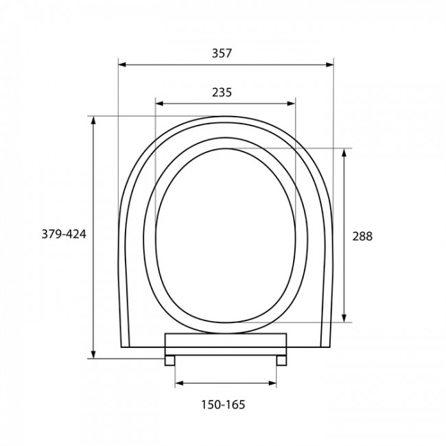 Сиденье для унитаза Milardo PP Seat Cover полипропилен (020PP00M31)