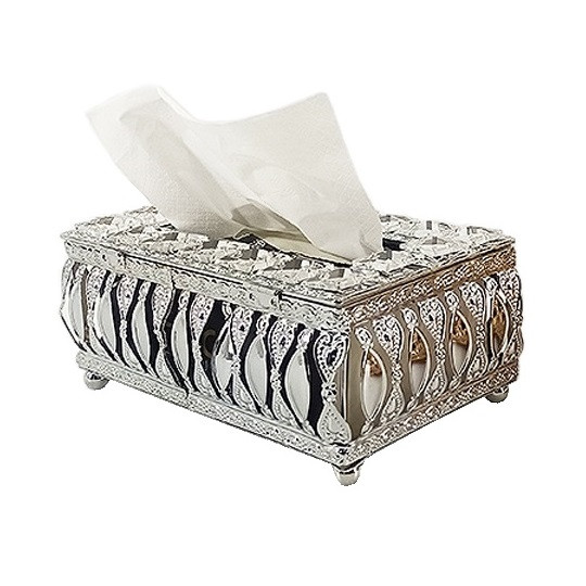 Бокс для салфеток (салфетница) Kassatex Tracery Crystal Silver CRT-TH-SLV Бокс для салфеток (салфетница) Kassatex Tracery Crystal Silver CRT-TH-SLV