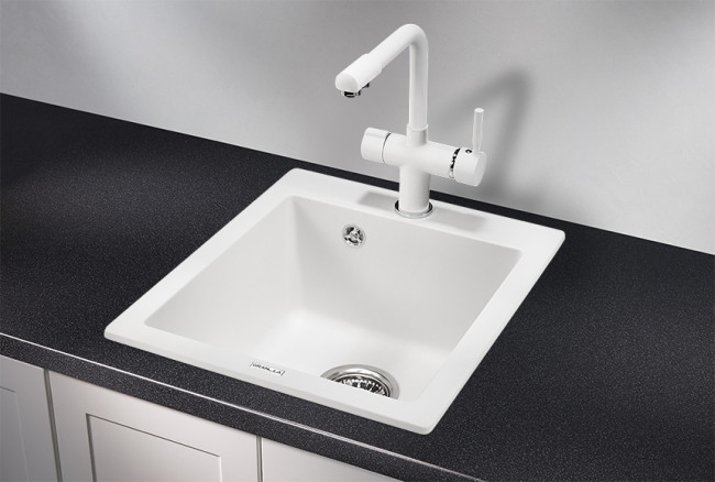 Кухонная мойка GRANULA (4201, АРКТИК)
