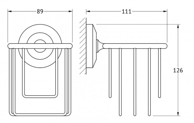 Держатель освежителя воздуха FBS Standard STA 051