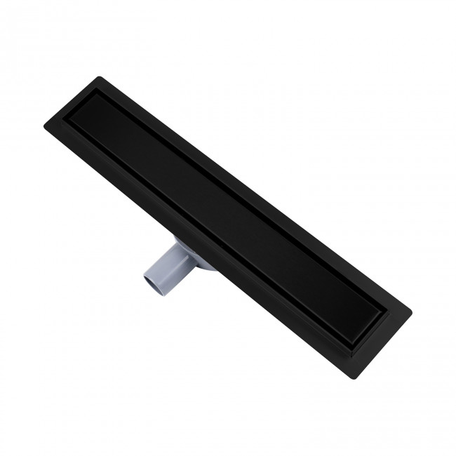 Душевой трап щелевой/под плитку Raglo 700мм, нержавеющая сталь, черный (R652.70.06)