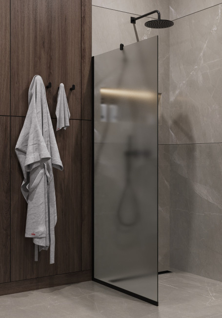 Душевая перегородка Timo TP-890/03F-8 в узком профиле 1950*890, стекло матовое 8 мм (T08)