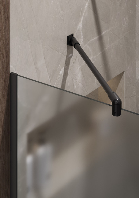 Душевая перегородка Timo TP-890/03F-8 в узком профиле 1950*890, стекло матовое 8 мм (T08)