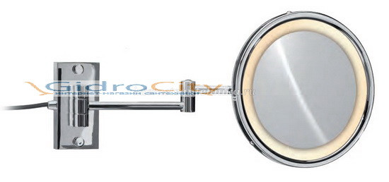Зеркало настенное с диодной подсветкой (бел.свет) хром Windisch 99287CR 2X
