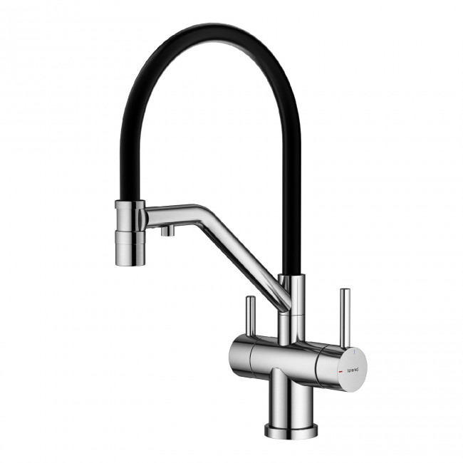 Смеситель Splenka для кухни со съемным гибким изливом, с магнитным фиксатором излива, с подключением фильтра питьевой воды (S70.62.05) Смеситель Splenka для кухни со съемным гибким изливом, с магнитным фиксатором излива, с подключением фильтра питьевой воды (S70.62.05)