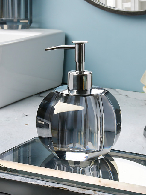 Дозатор для жидкого мыла круглый Kassatex Smoke SMK-LD Дозатор для жидкого мыла круглый Kassatex Smoke SMK-LD