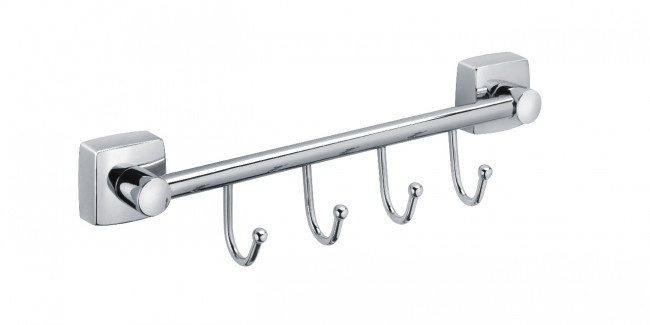 Планка FIXSEN Kvadro 4 крючка (FX-61305В-4) Планка FIXSEN Kvadro 4 крючка (FX-61305В-4)