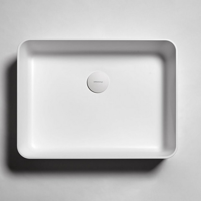 Antonio Lupi Velo Раковина 38х63 см, без отв., накладная, цвет: белый Antonio Lupi Velo Раковина 38х63 см, без отв., накладная, цвет: белый