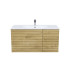 Тумба с умывальником IDDIS Bild подвесная, 100 см, дуб светлый (BIL10V0i95K)