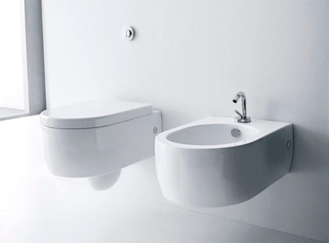 Kerasan Flo биде подвесное 50х36см, с 1отв под смеситель, цвет: белый