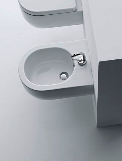 Kerasan Flo биде подвесное 50х36см, с 1отв под смеситель, цвет: белый