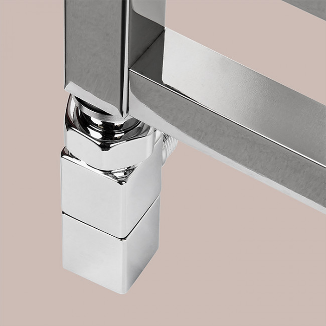 Irsap TOLE/BELLA Комплект для монтажа водяного полотенцесушителя (трубка с эксцентриком 1/2" и декоративная накладка), цвет: хром