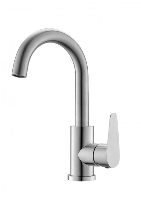 Смеситель для раковины нержавеющая сталь OLISAN STEEL (ST1002) Смеситель для раковины нержавеющая сталь OLISAN STEEL (ST1002)