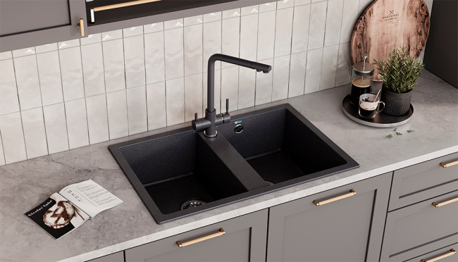 Мойка Ulgran Classic ультра-черный (U-608-344) Мойка Ulgran Classic ультра-черный (U-608-344)