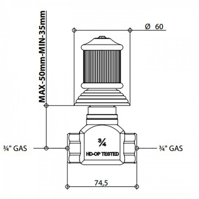 Bongio Impero Переключатель на 2 источника, цвет: хром/Blue and Red Swarovski