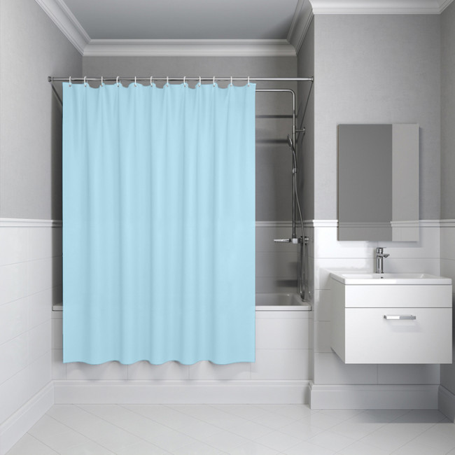 Штора IDDIS для ванной 200x180 см голубой PE (P07PE18i11) Штора IDDIS для ванной 200x180 см голубой PE (P07PE18i11)
