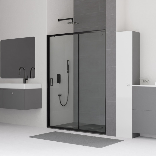 Душевая дверь RGW CL-14B 1100 мм Черный/Прозрачное