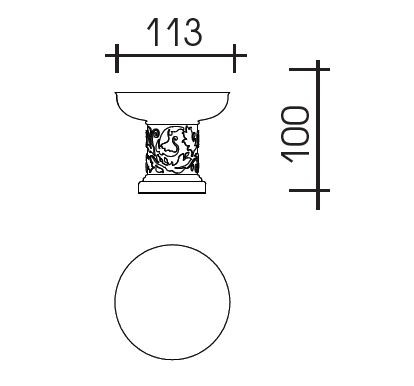 Мыльница настольная Schein Carving Schein 7065007
