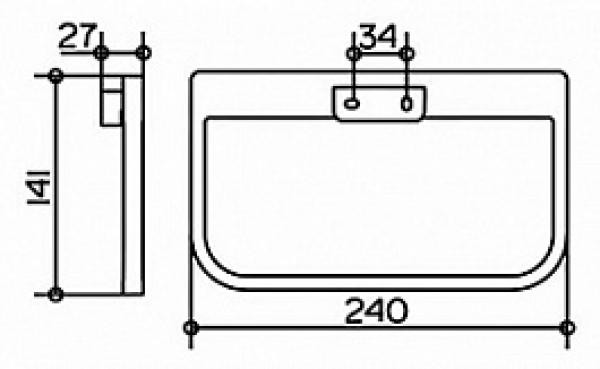 Полотенцедержатель Keuco Moll 12721 010000