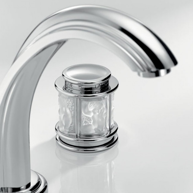 THG Ange Смеситель для раковины, 3 отв., цвет: хром