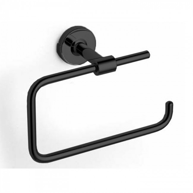 Bertocci Cinquecento Держатель для туалетной бумаги без крышки, подвесной, цвет: черный матовый Bertocci Cinquecento Держатель для туалетной бумаги без крышки, подвесной, цвет: черный матовый