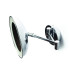 Bertocci Зеркало Косметическое настенное круглое с LED-подсветкой,выкл., 5-х кратное увеличение, двойной рычаг, цвет: Nichel Matt