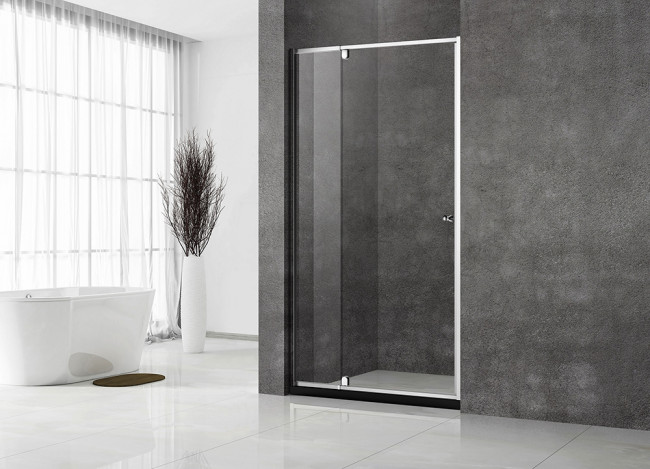 Дверь в нишу Veconi VN32-110-01-C5 1100x1950, хром, стекло прозрачное