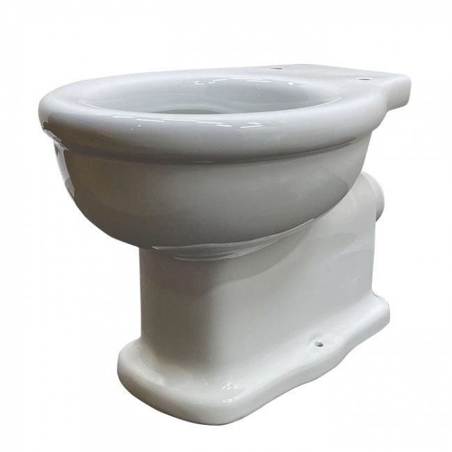 Sbordoni Palladio Унитаз 43х36см, с высоким бачком, слив в стену, фурнитура мат.бронза, белый 7021