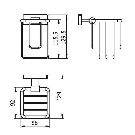 Держатель освежителя воздуха Langberger Alster 10974A