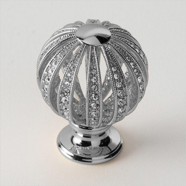 EBAN Mongolfiera ручка для мебели с кристаллами Swarovski, Цвет: хром