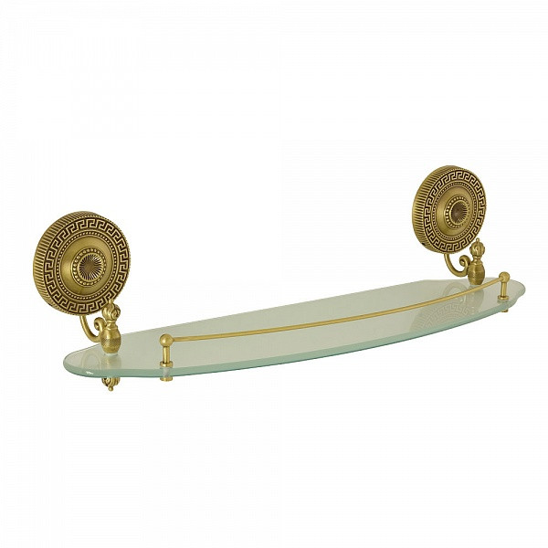 Полка с галереей Migliore Monte Carlo стекло матовое 55 см Полка с галереей Migliore Monte Carlo стекло матовое 55 см