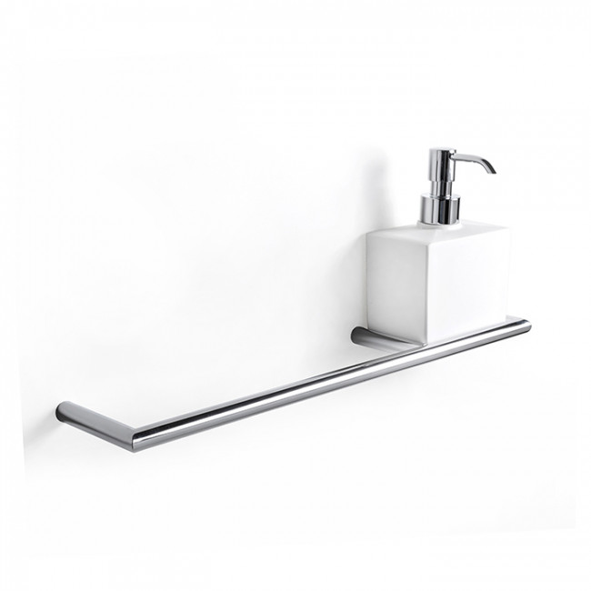 3SC Guy Полотенцедержатель и ароматический диффузор, 40см., справа, подвесной, композит Solid Surface, цвет: белый матовый/хром 3SC Guy Полотенцедержатель и ароматический диффузор, 40см., справа, подвесной, композит Solid Surface, цвет: белый матовый/хром