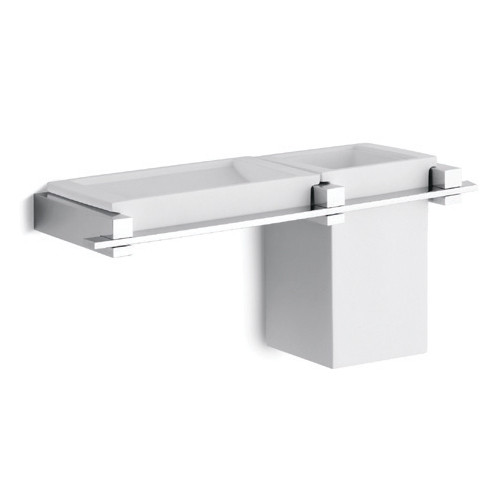 Bertocci On-line Держатель аксессуаров настенный, для комплекта, цвет: хром Bertocci On-line Держатель аксессуаров настенный, для комплекта, цвет: хром