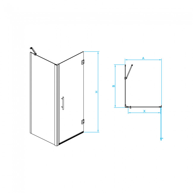 Душевой уголок RGW HO-045 (HO-011 + Z-050-2 + O-204) 800x800 мм Хром/Прозрачное Душевой уголок RGW HO-045 (HO-011 + Z-050-2 + O-204) 800x800 мм Хром/Прозрачное