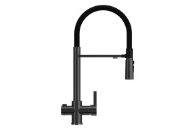 Смеситель для кухни Ulgran Classi (U-026 черный матовый)