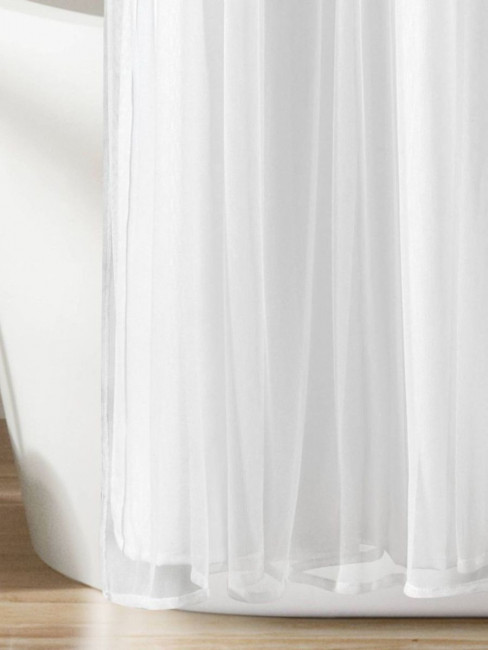 Шторка для ванной 183х183 Carnation Home Fashions Tulle Frill Pink TFL183PNK