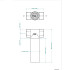 THG General items Встраиваемая часть вентиля 3/4" на гор. воду, закр. вправо