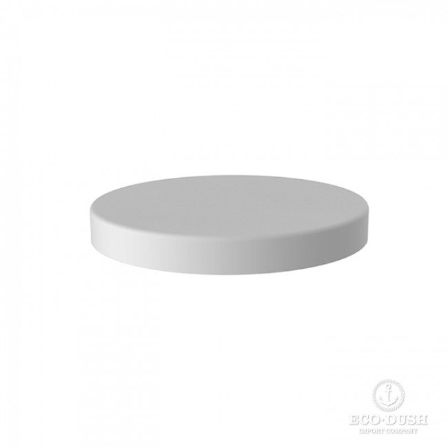 Cisal Vita Мыльница настольная, из композита, цвет: белый матовый Cisal Vita Мыльница настольная, из композита, цвет: белый матовый