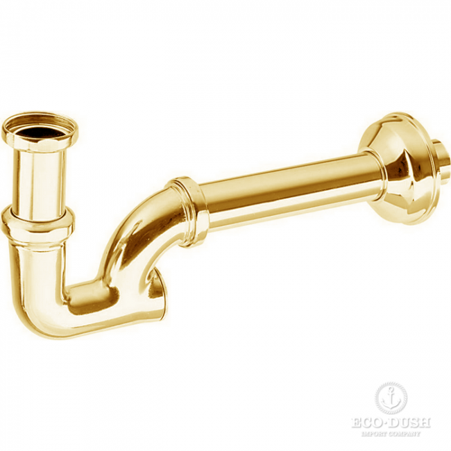 CISAL Сифон для раковины 1"1/4 , цвет: золото