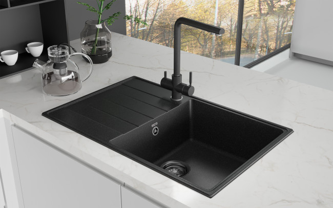 Мойка ULGRAN Quartz асфальт (Prima 780-09) Мойка ULGRAN Quartz асфальт (Prima 780-09)