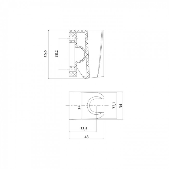 Держатель для лейки, глянцевый хром, Optima Home, IDDIS, 090CP4Fi53 Держатель для лейки, глянцевый хром, Optima Home, IDDIS, 090CP4Fi53