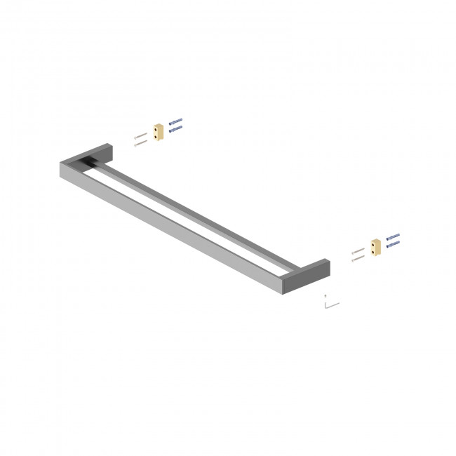 Полотенцедержатель двойной Timo Petruma черное золото (15256/18) Полотенцедержатель двойной Timo Petruma черное золото (15256/18)